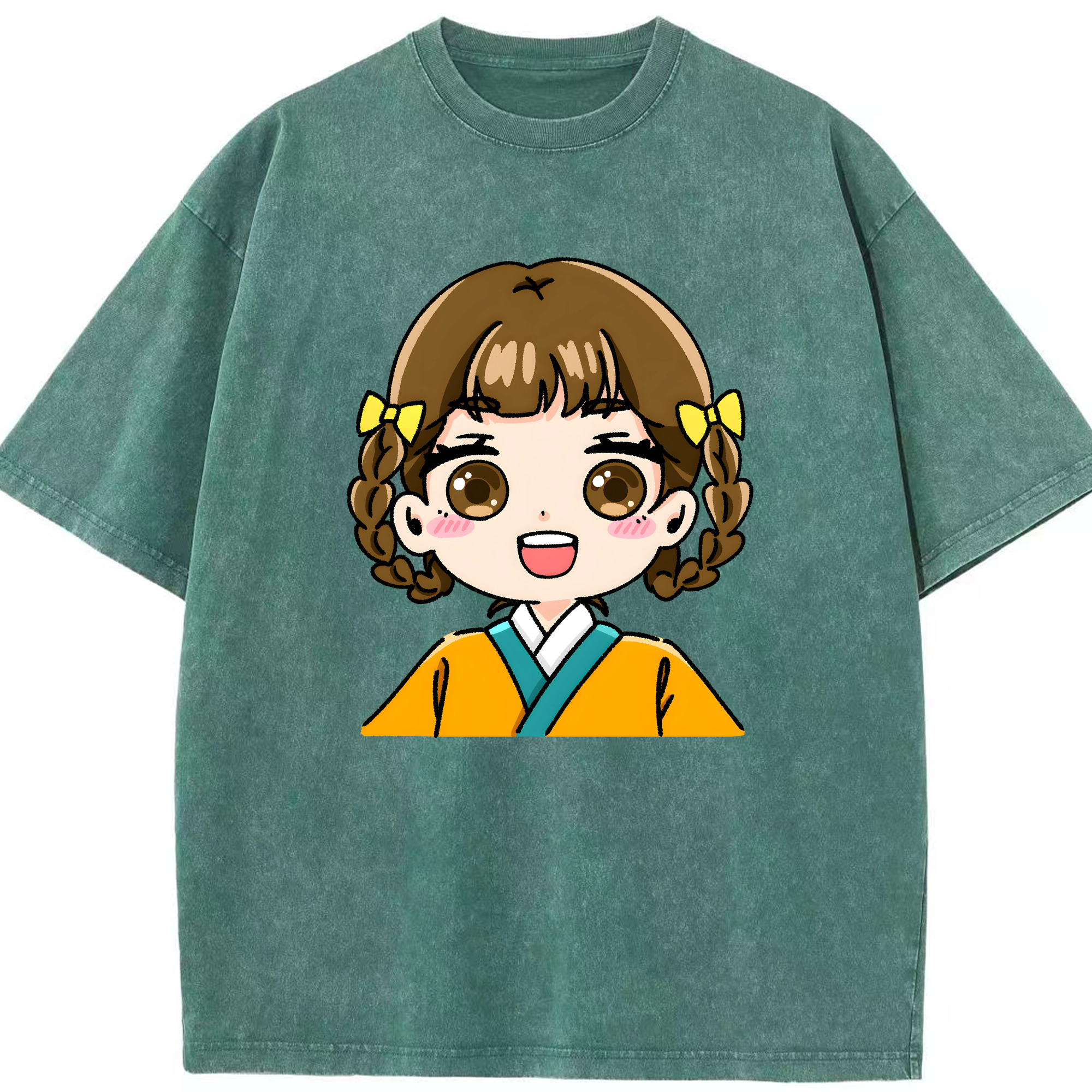 （画像用） 薬屋のひとりごと The Apothecary Diaries 綿100% ヴィンテージ風 半袖Tシャツ（フロントプリント）